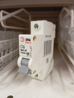 Выключатель автоматический ЭРА SIMPLE 1 полюс 16А