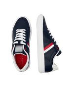 Кожаные кроссовки Tommy Hilfiger - темно-синий(FM0FM04921)