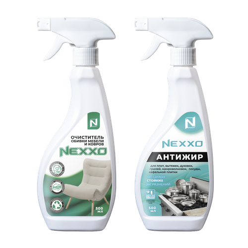 Комплект антижир и очиститель обивки мебели NEXXO, 2 флакона по 500мл