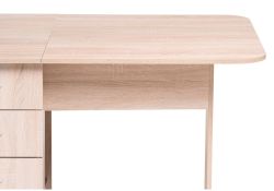 Стол-книжка Глория 606 М 182,2х78х75 с ящиками дуб сонома