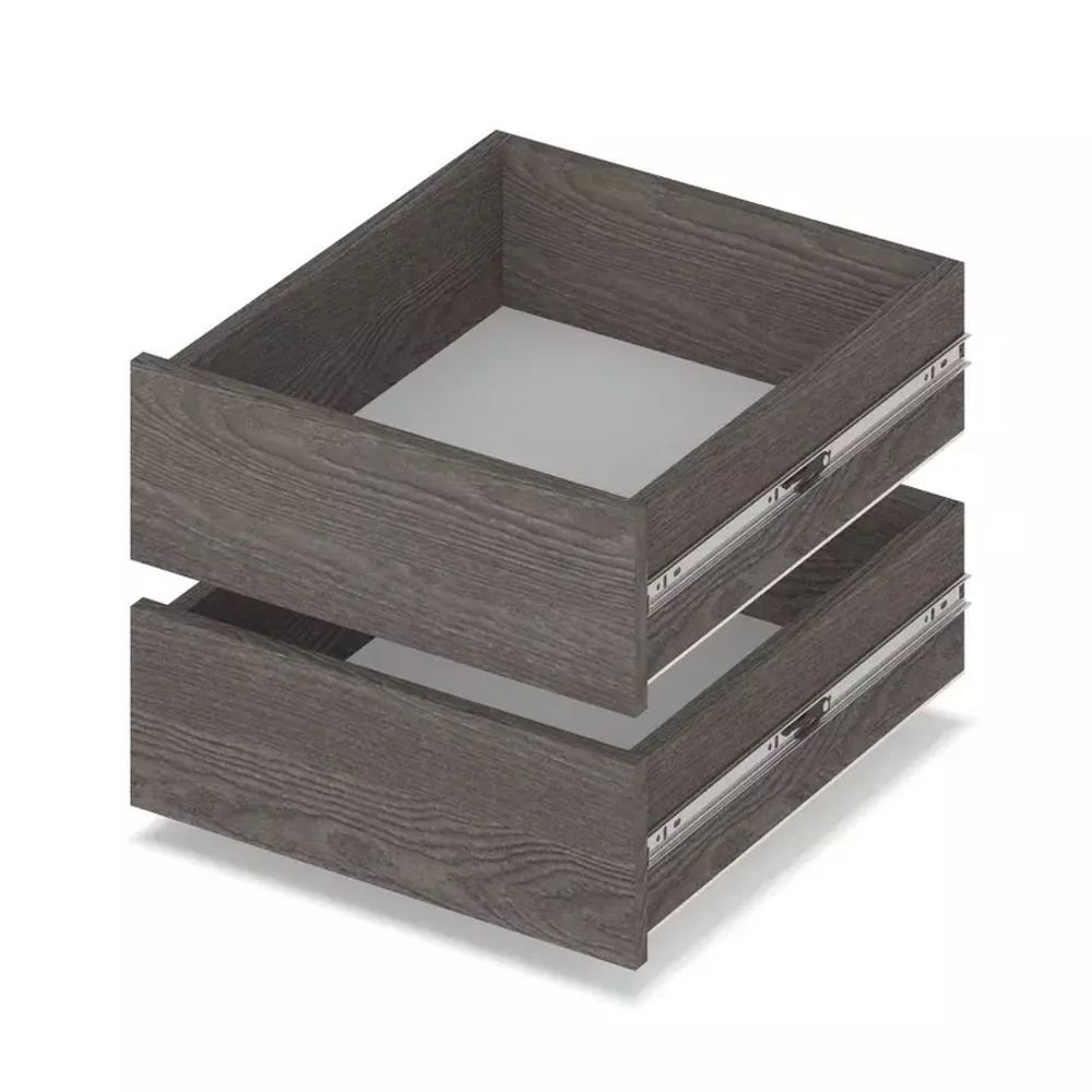 Выдвижные ящики "Роланд" Р76 (MODERN)  Серия: Роланд  Артикул: Р76  Наименование: Выдвижные ящики  Глубина соответствующего наполнения: 600мм  Материал корпуса: ЛДСП 16мм  Материал фасадов: ЛДСП 16мм  Кромочный материал: ПВХ 0.4мм  Направляющие: Шариковые полного выдвижения 450мм  Сборка в зеркальном исполнении: Симметричное изделие  Количество: 2шт