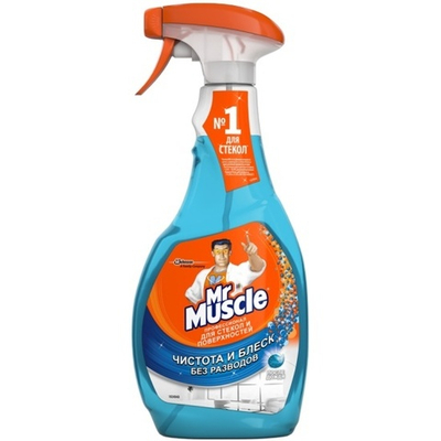 Mr.Muscle для стекол и поверхностей 500мл. После дождя.