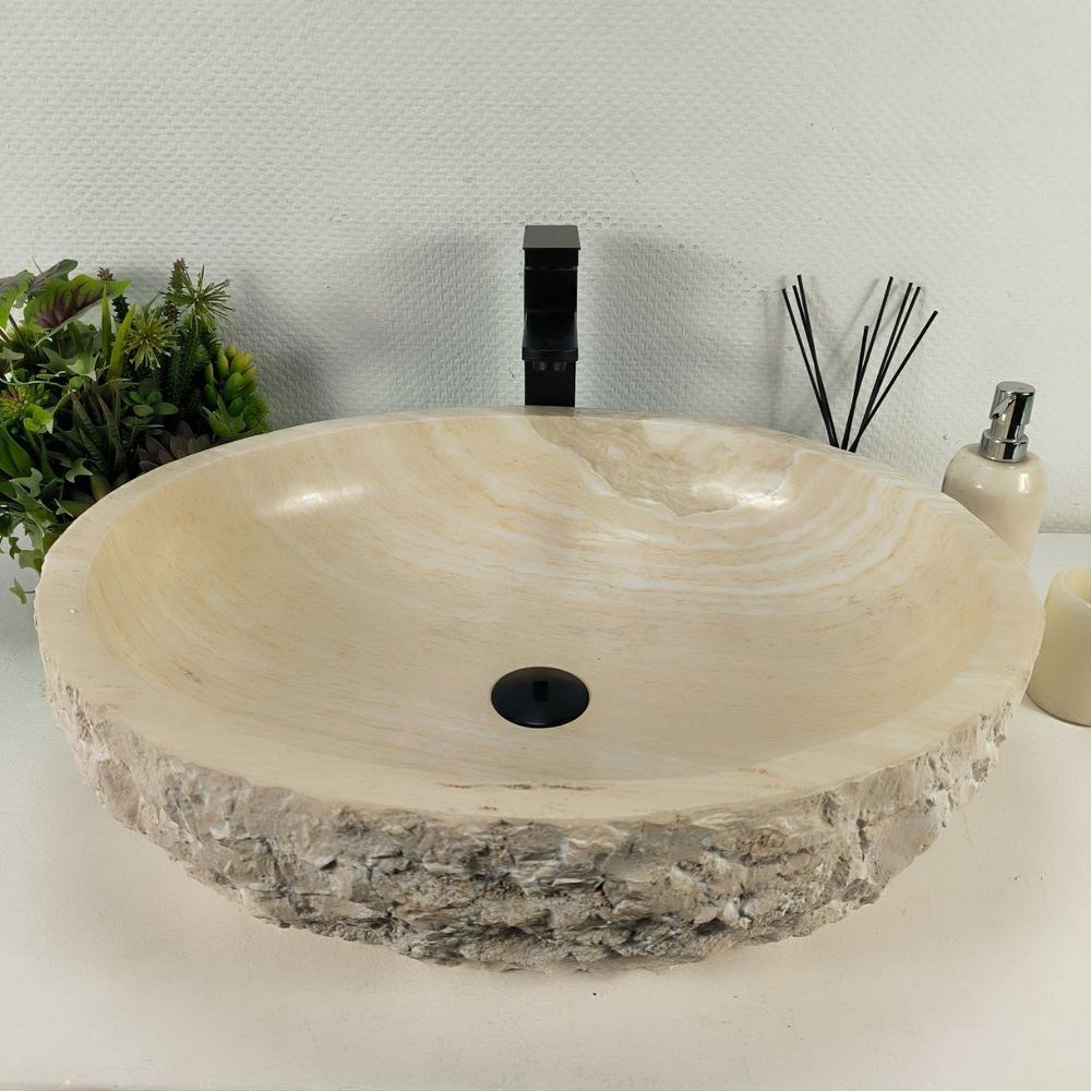 Раковина из оникса Erozy White EO-64384 60*50*15 0215
