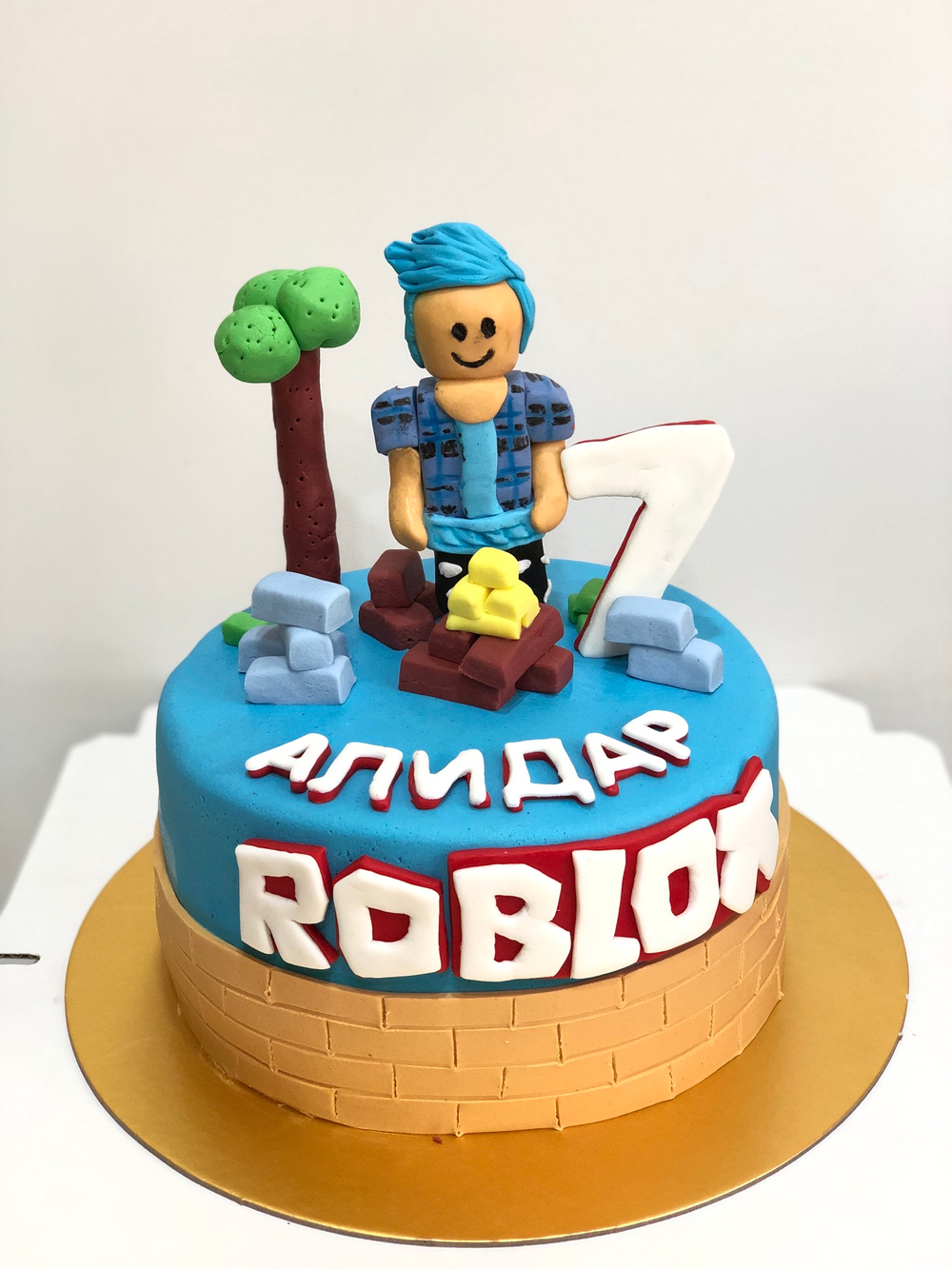 Торт Роблокс Roblox на день рождение мальчику