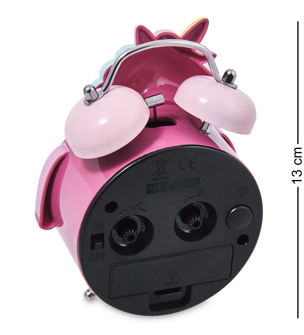 GAEM Art CL-68/1 Будильник «Единорог» фиолетовый