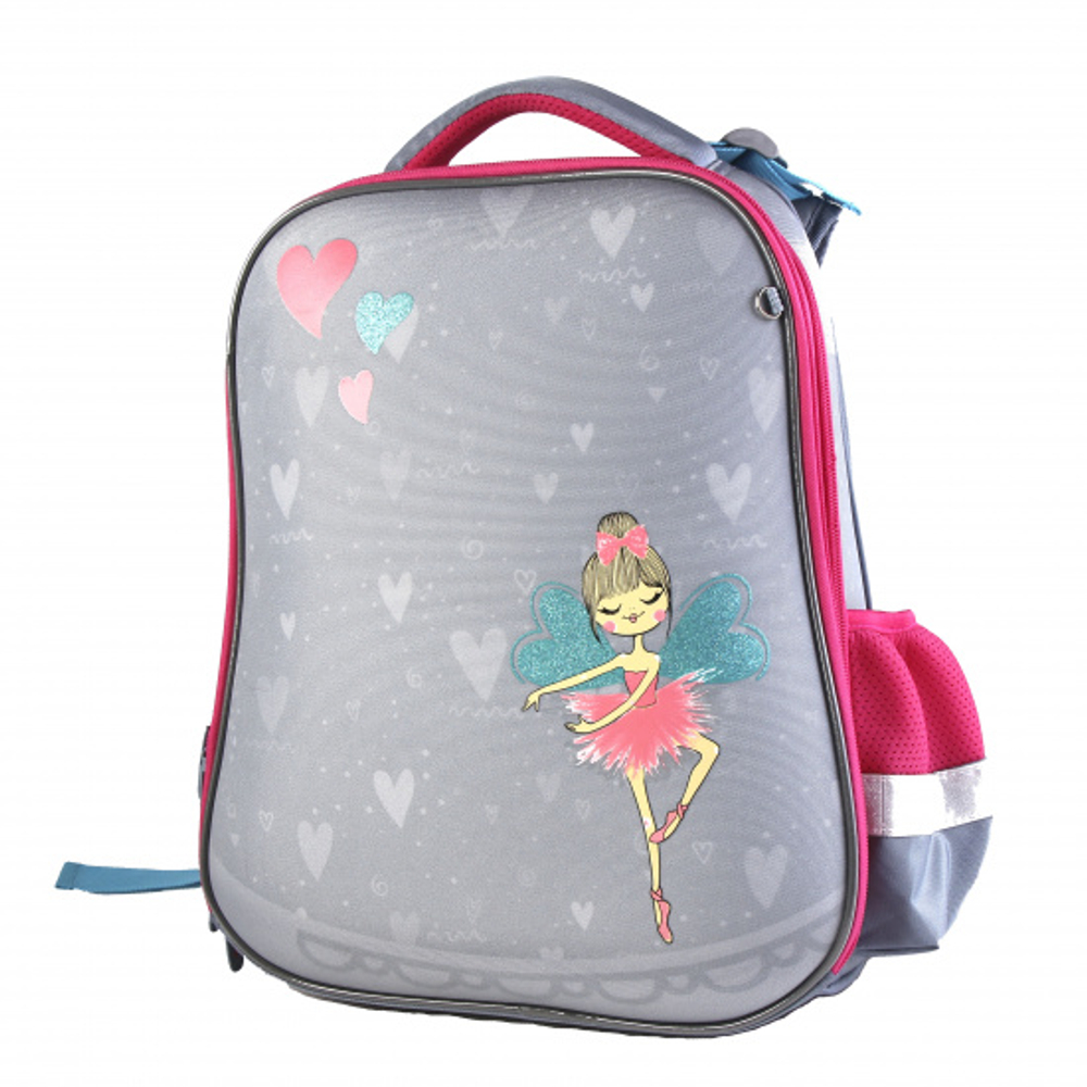 Ранец, спинка эргономичная, 2 отделения, 37*29*17 см, ERGO First, Феечка, КОКОС, 200943