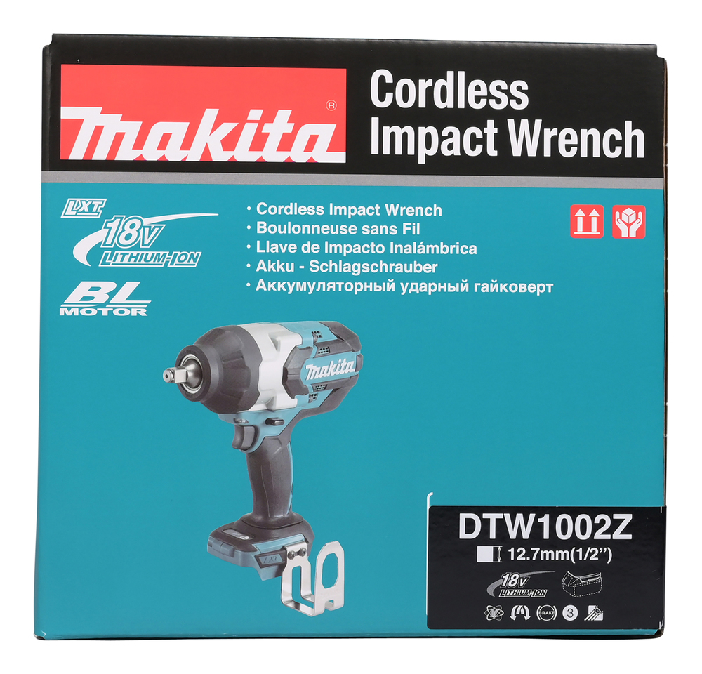 Аккумуляторный ударный гайковерт 1/2\" LXT® DTW1002Z 18В 1/2\" 1 000 Нм 0 – 1 800 об/мин