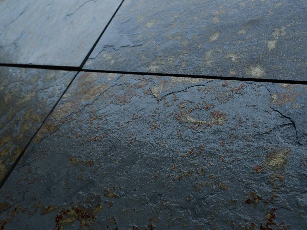 Плитка-сланец мультиколор, натуральный скол Pharaon 600x600x10