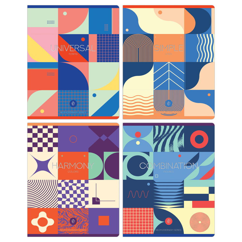 Тетрадь 48л., А5, клетка Greenwich Line "Wrong form", матовая ламинация, тиснение фольгой, 70г/м2 N5c48-47889