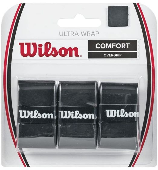 Овергрипы Wilson Ultra Wrap Overgrip Black (3 шт.)
