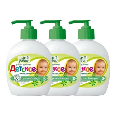 Мыло-крем жидкое ДЕТСКОЕ с экстрактом череды 280 г