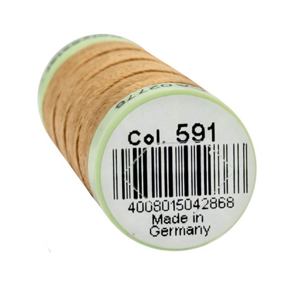Нитки отделочные Gutermann Top Stitch 30 (30 метров), 5 кат. | 591 песочно-желтый