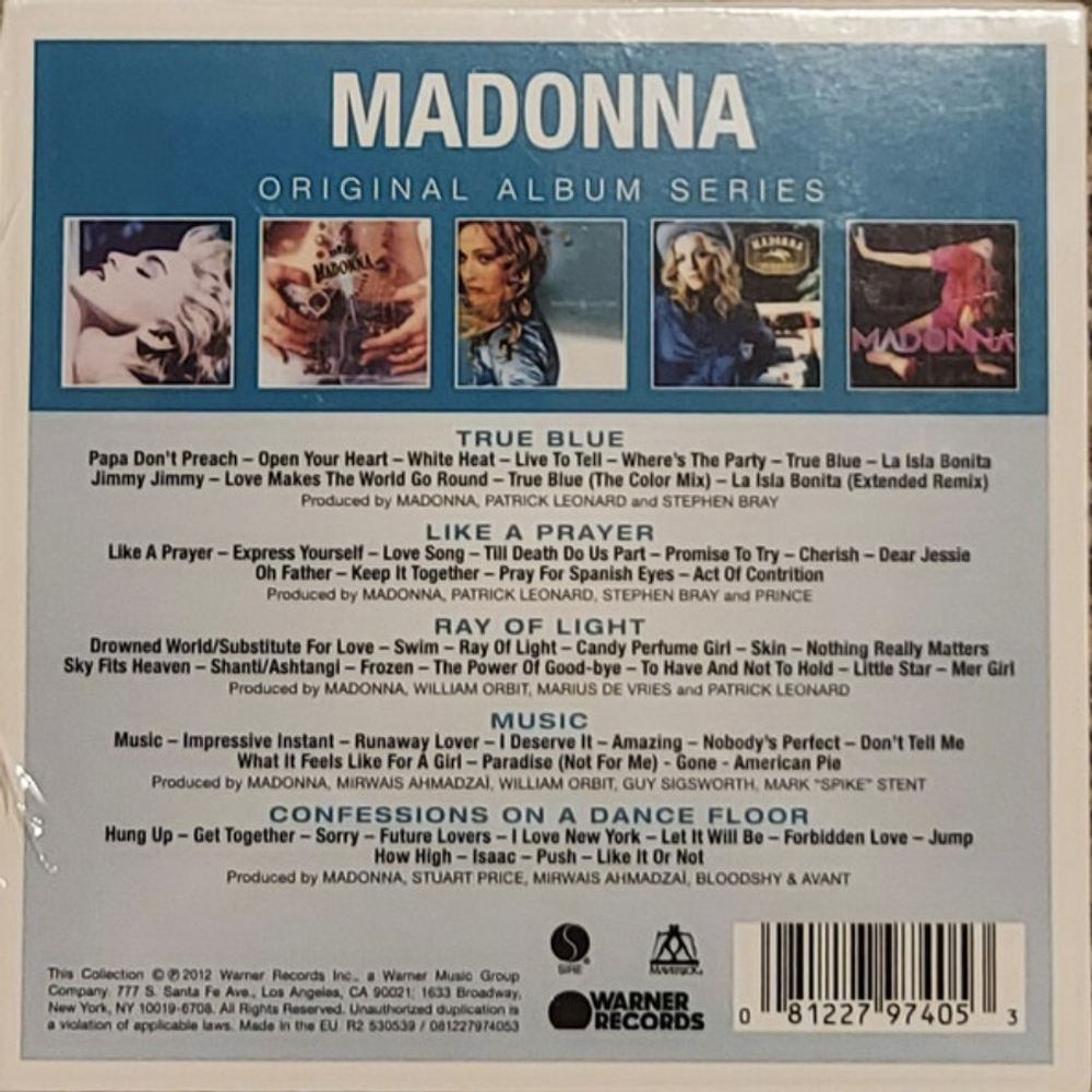 Madonna / Original Album Series (5CD)