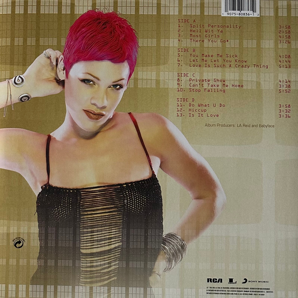PINK - Can't Take Me Home 2LP (Европа 2018г.)
