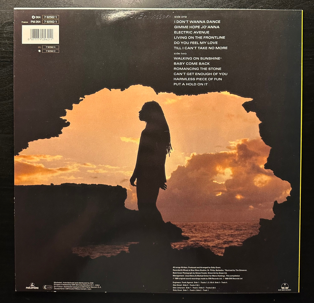 Eddy Grant - Walking On Sunshine - The Very Best Of Eddy Grant (Голландия 1989г.)