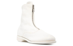 GUIDI Round-toe Leather Boots