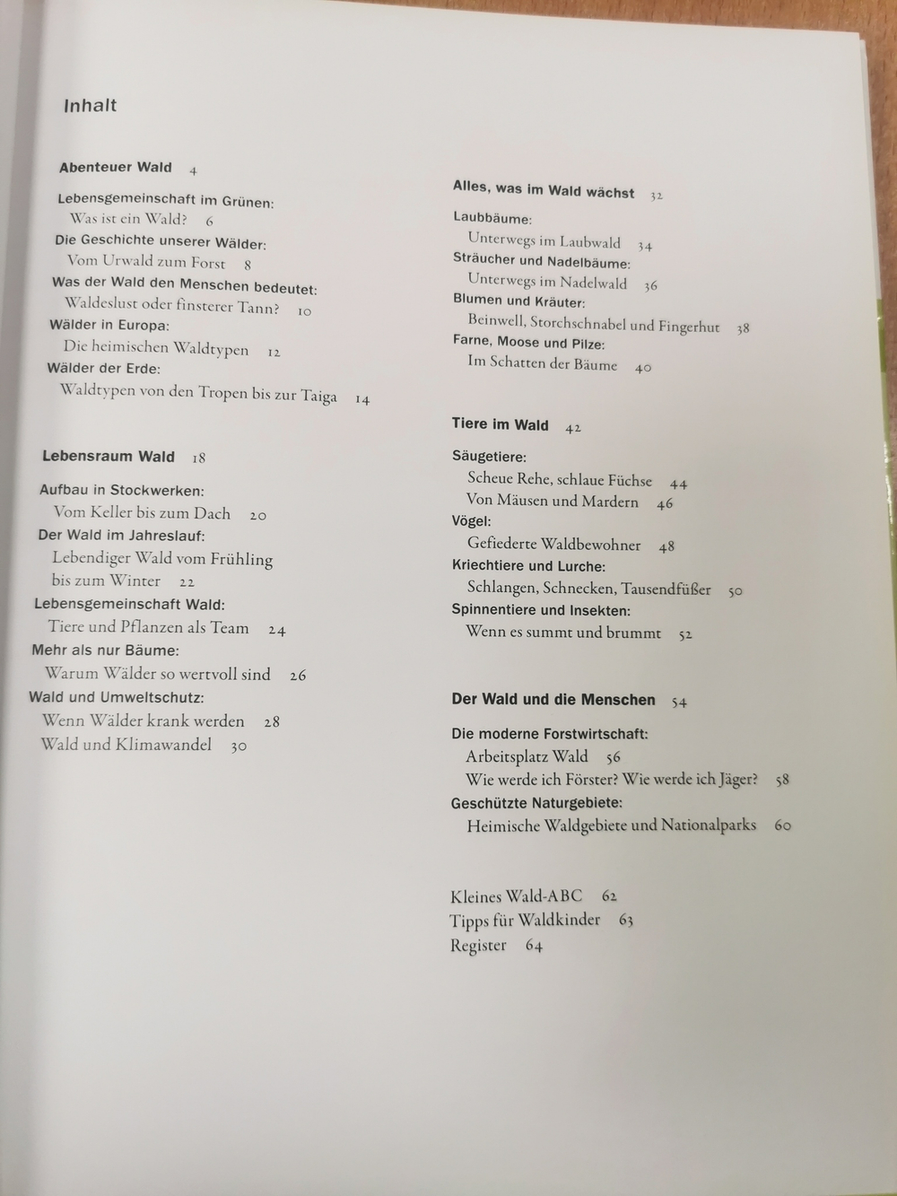 Lesen - Staunen - Wissen. Wald