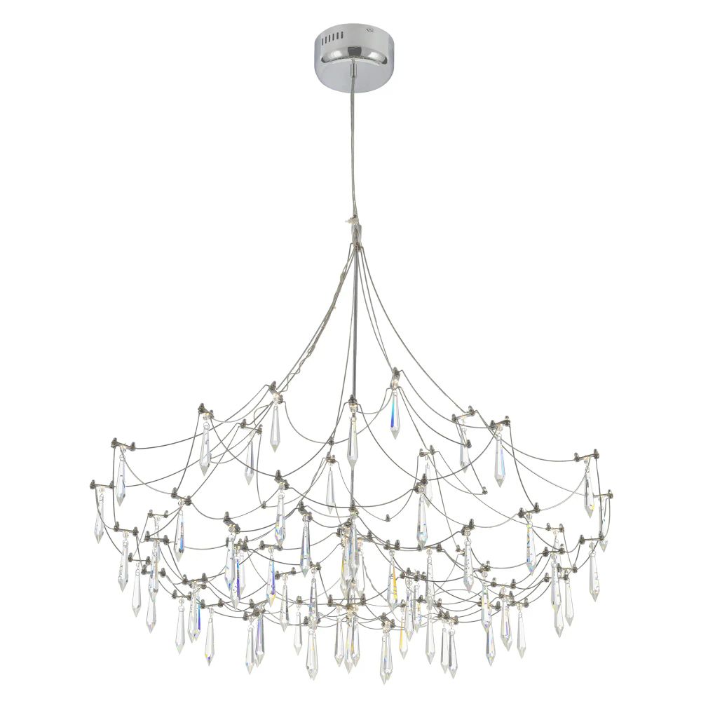 Citilux ASTER CL208020 LED Хрустальная люстра с пультом