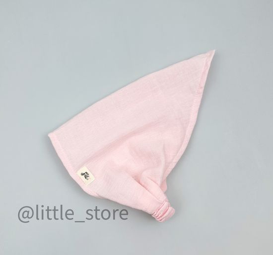 Косынка муслиновая, Нежно-розовая