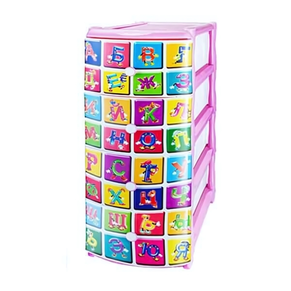 Комод №3 с рисунком "Алфавит"