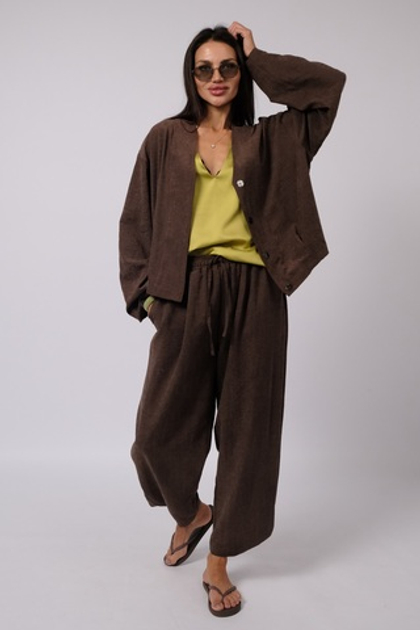 Бомбер шелк (шоколад)