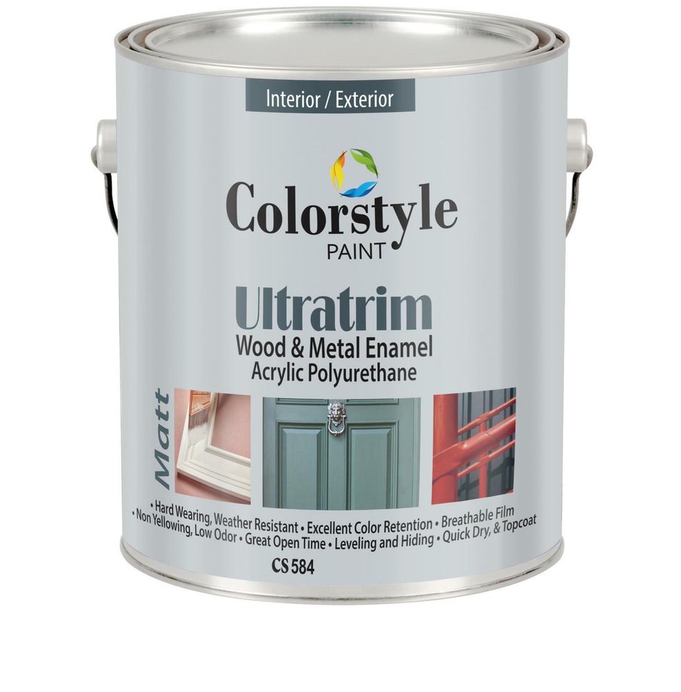 584. COLORSTYLE WOOD &amp; METALL ENAMEL MATT Акриловая эмаль Фасадная / Интерьерная