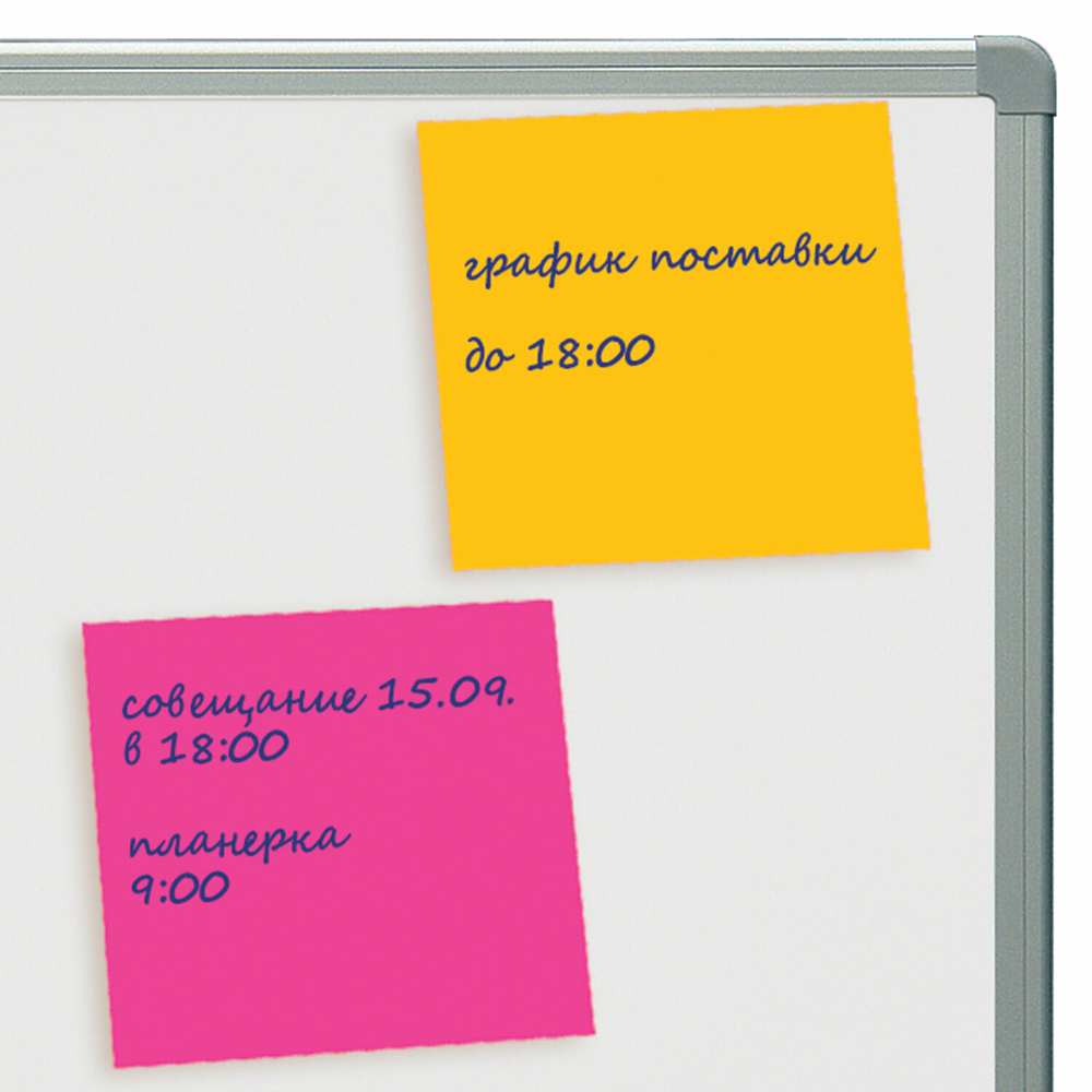 Стикеры STAFF НЕОНОВЫЙ 76х76 мм 400 листов 5 цветов (6 штук в упаковке)