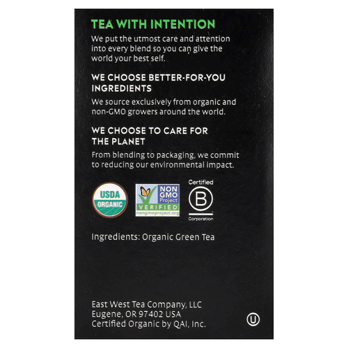 Choice Organic Teas, зеленый чай, японский зеленый, 16 чайных пакетиков, 26 г (0,92 унции)