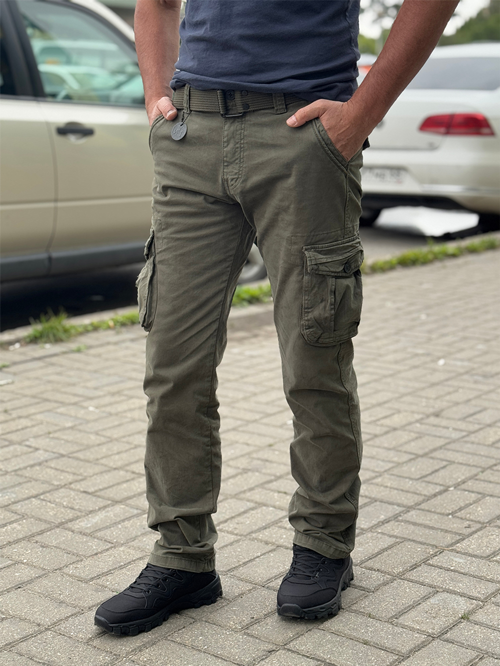 Джоггеры In-Yesir прямые Олива