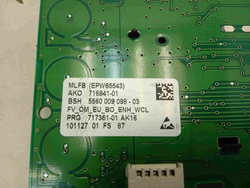 WLX24463OE/23 кт217 Модуль индикации для стиральной машины Bosch 716941-01 б/у
