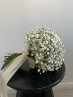 Свадебный букет из гипсофилы