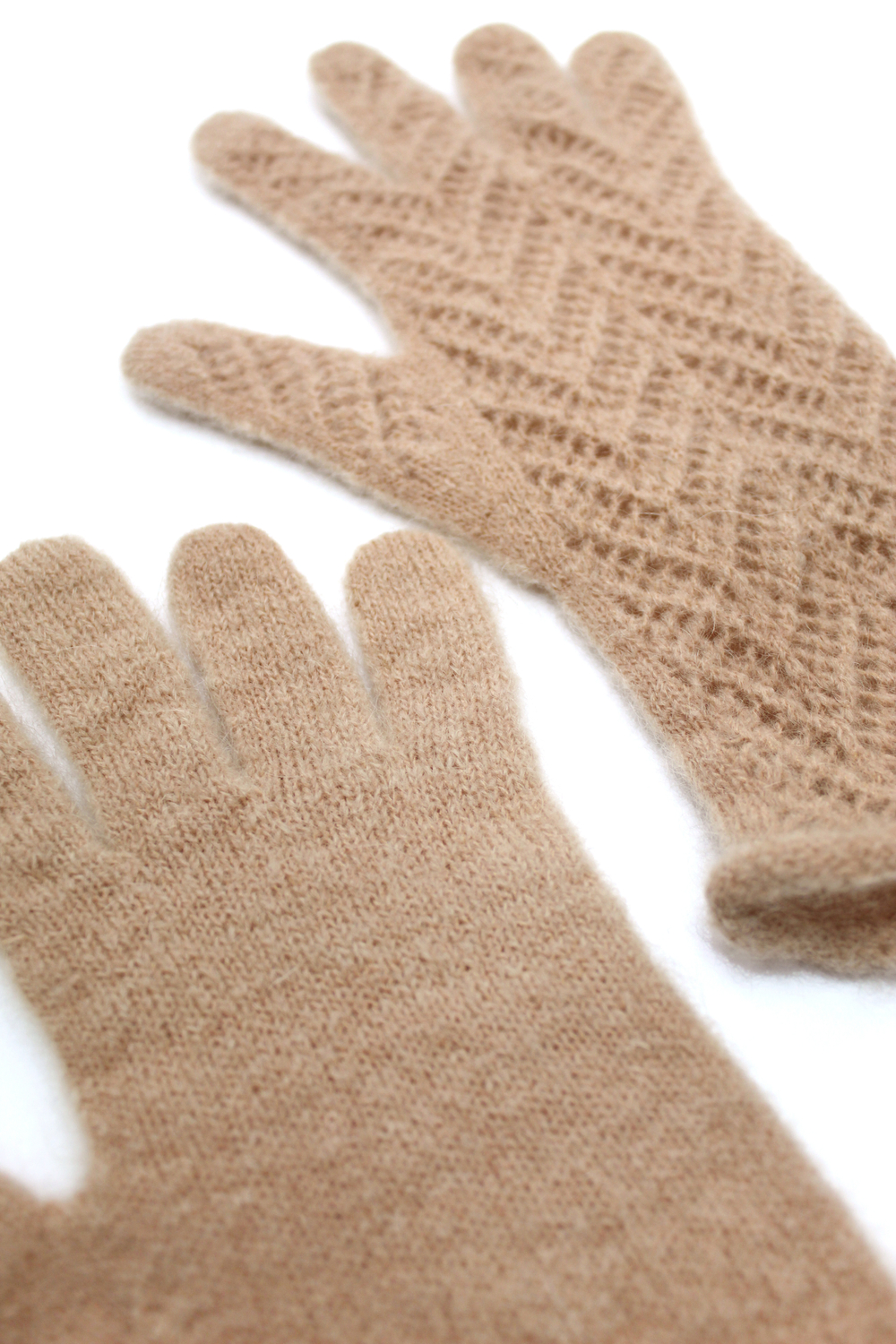 Перчатки ажурные ПЧ237-08 бежевый