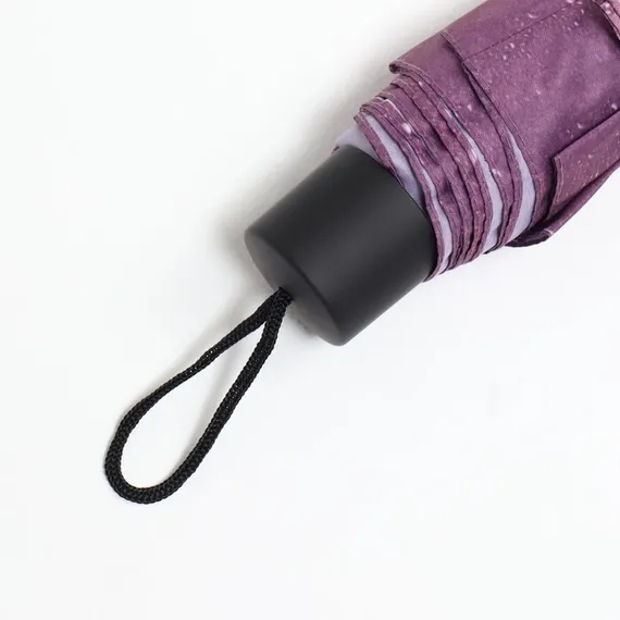 Зонт механический «Капли дождя», 4 сложения, 8 спиц, R = 48 см, цвет МИКС