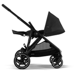 Прогулочная коляска Cybex Gazelle S BLK Moon Black с корзиной и дождевиком