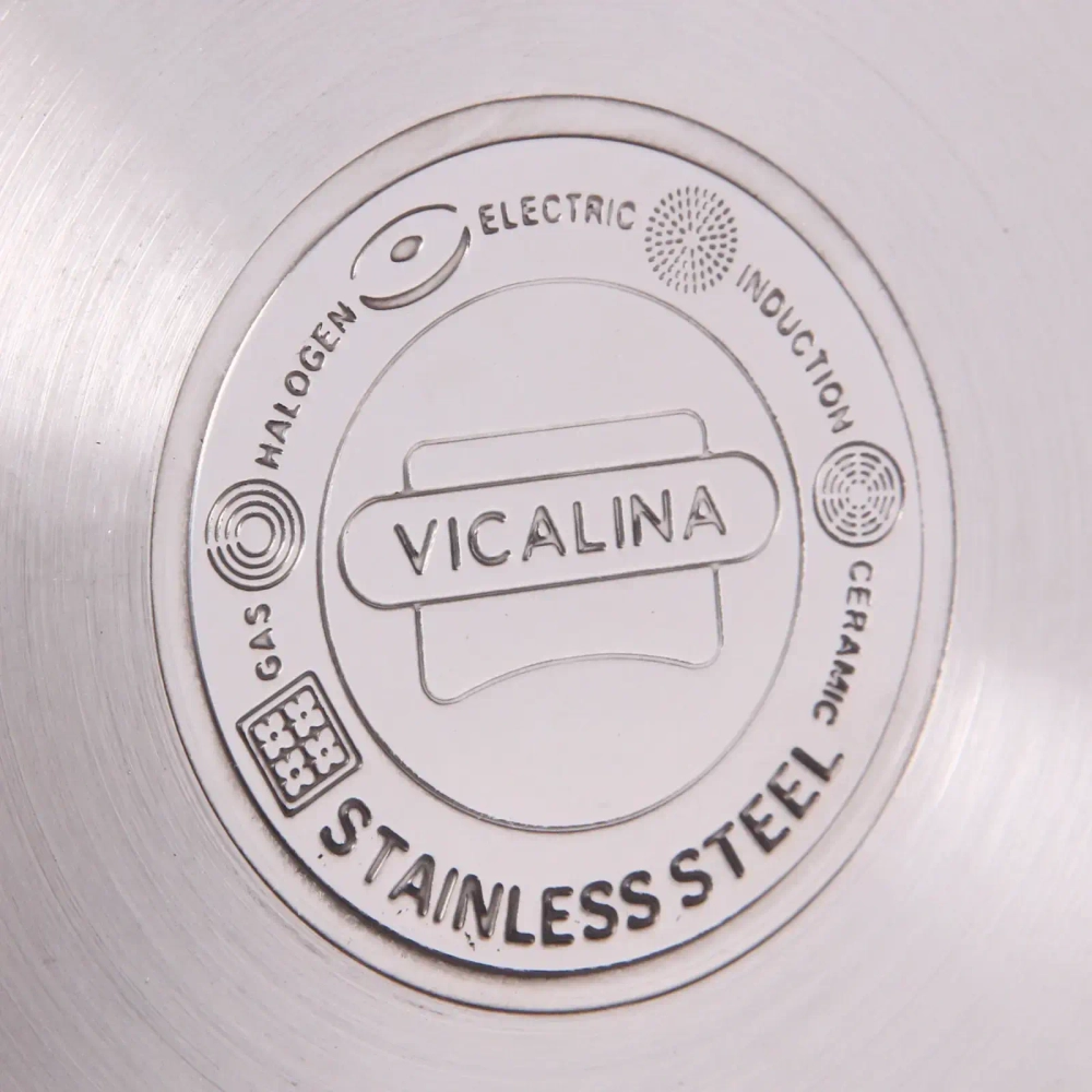 Набор посуды из нержавеющей стали VICALINA 3 предмета (3 кастрюли 1,9л, 2,7л, 3,6л) VL-275