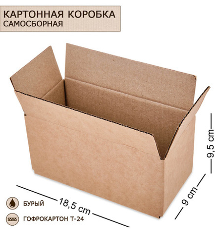 GAEM Art ГК-38 Коробка 4-х клапанная гофрокартон 185х95х90