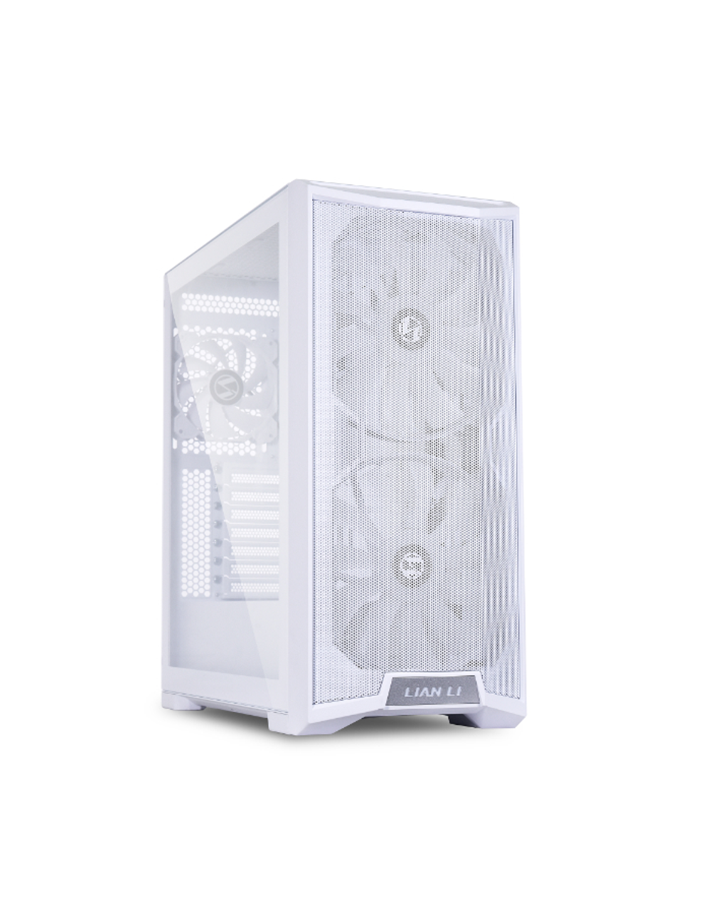 Корпус LIAN LI Lancool 215 Snow White, Medium Case: E-ATX (width: under 280mm), ATX, M-ATX, ITX, 2xUSB 3.0, 1xAudio, Included Fans: 2x200mm 800RPM ARGB, 1x120mm 1100 RPM