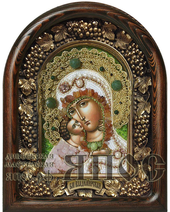 Икона Пресвятая Богородица Владимирская бисер