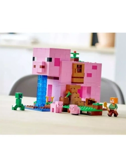 Конструктор Майнкрафт Дом-свинья 490 деталей