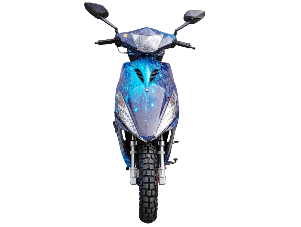 Скутер Vento Corsa 50cc (150сс) цвет Sky STAR + сигнализация с автозапуском