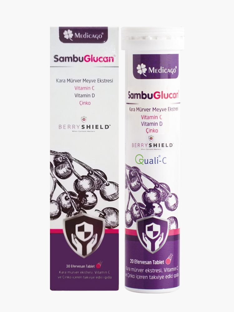 Medicago SambuGlucan, 20 шипучих таблеток