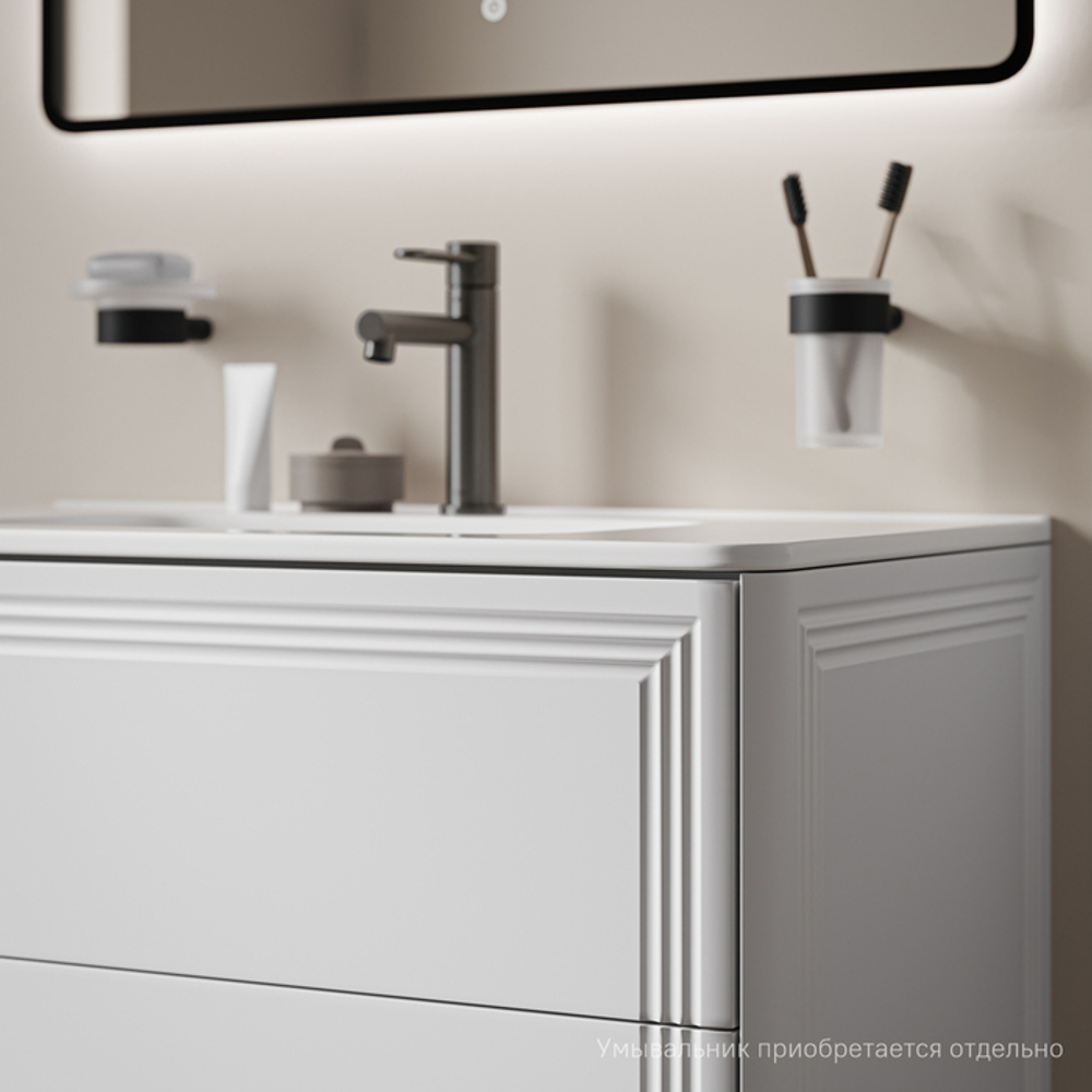 Тумба подвесная IDDIS Oxford Neo, 80 см, белый, OXN80W0i95