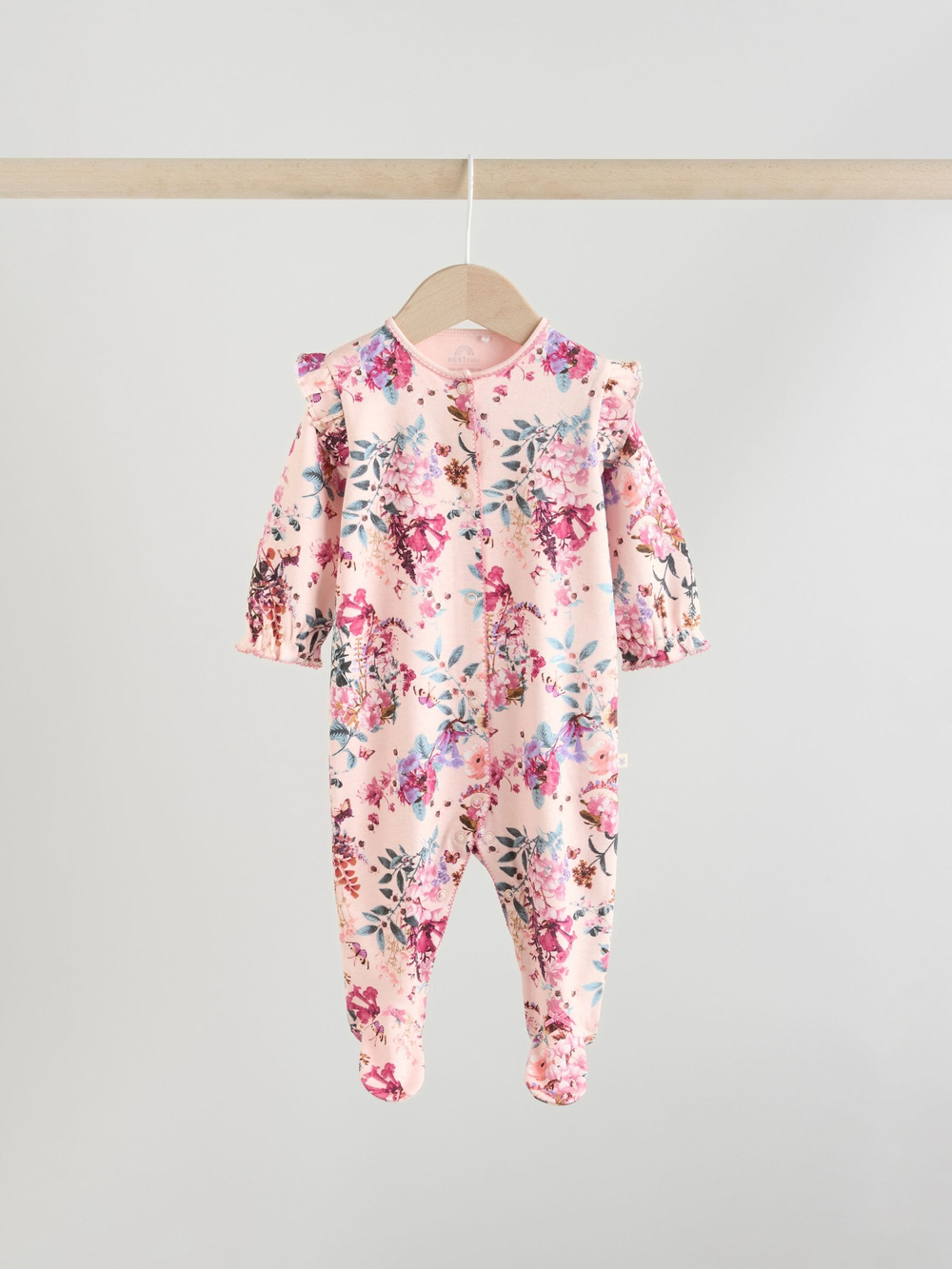 Комбинезон / Cлип для малышей Next F13-315, 3 шт., Белый, Розовый, Сиреневый