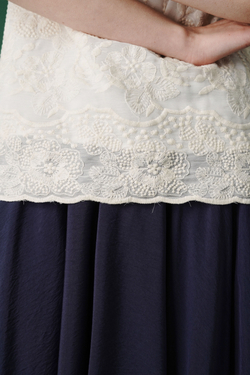 Топ из кружевного шитья "Морозные узоры"