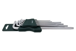 Набор ключей TORX RF-5098XL: экстра длинных Т10-Т50 9пр. на пласт. держат. ROCKFORCE