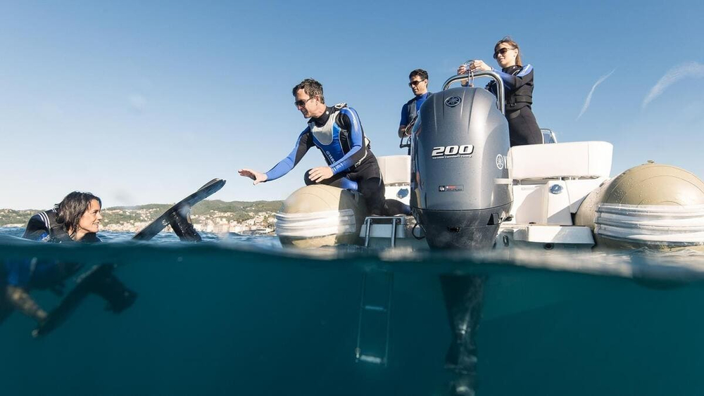 4х-тактный лодочный мотор YAMAHA F200FETX