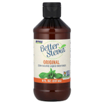 NOW Foods, Better Stevia, жидкий бескалорийный подсластитель, оригинальный, 8 жидких унций (237 мл)