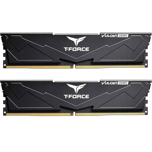 Модуль памяти DIMM DDR5 32Gb, 6400Mhz, 2x16Gb, Team Group T-FORCE Vulcan Black (FLBD532G6400HC40BDC01)