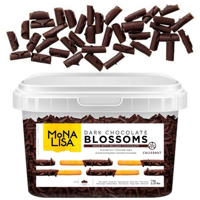 Шоколадная стружка (завитки) из темного шоколада «Callebaut» "Mona Lisa"