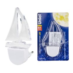 DTL-315 Кораблик-White Светильник-ночник. Без выключателя. Белый. ТМ Uniel